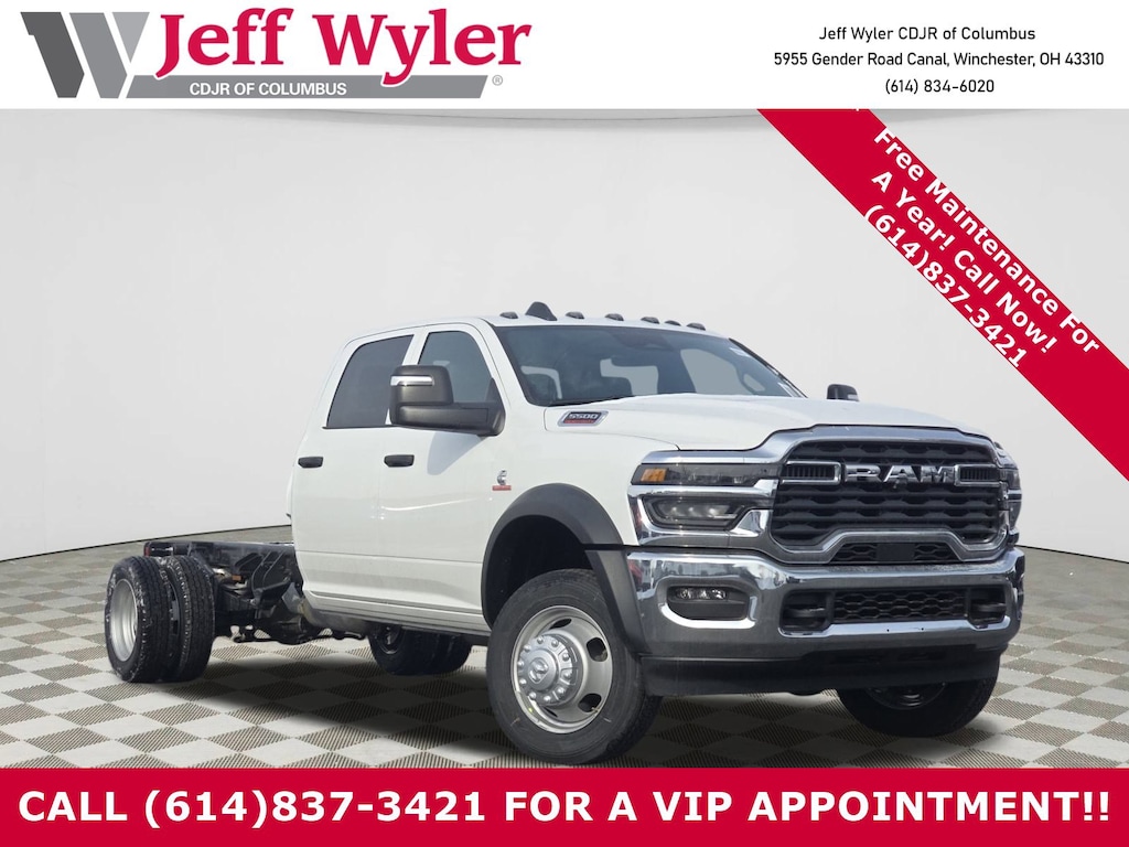 New 2026 Ram 5500 Chassis Cab TRADESMAN CREW 4X4 84' CA Pickup