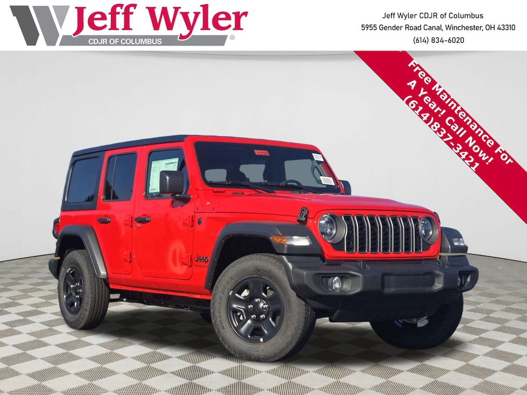 New 2025 Jeep Wrangler 4-DOOR SPORT Sport Utility