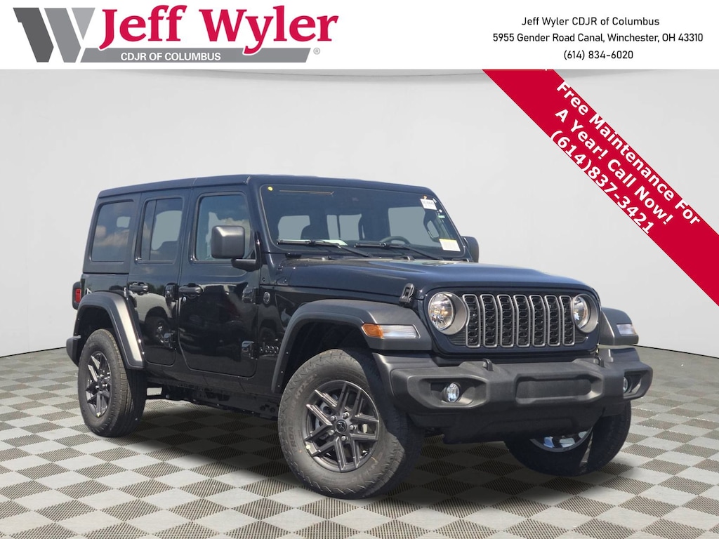 New 2025 Jeep Wrangler 4-DOOR SPORT S Sport Utility