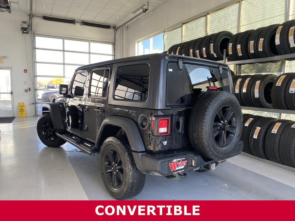 Used 2021 Jeep Wrangler Unlimited Sport Altitude 4x4 Convertible