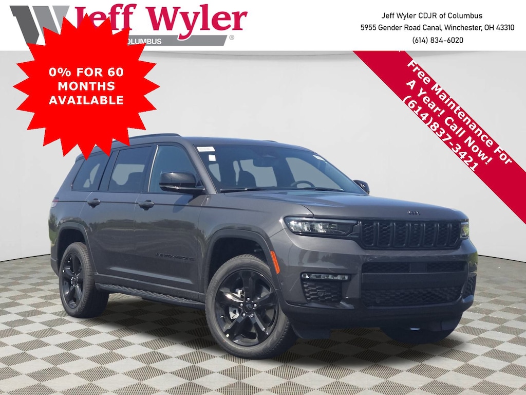 New 2025 Jeep Grand Cherokee L LIMITED 4X4 Sport Utility