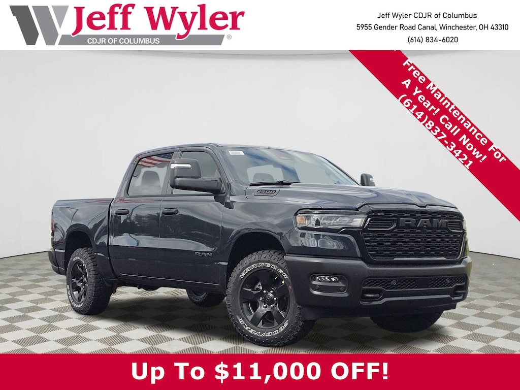 New 2026 Ram 1500 WARLOCK CREW CAB 4X4 5'7 BOX Pickup