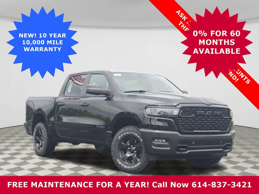 New 2026 Ram 1500 WARLOCK CREW CAB 4X4 5'7 BOX Pickup