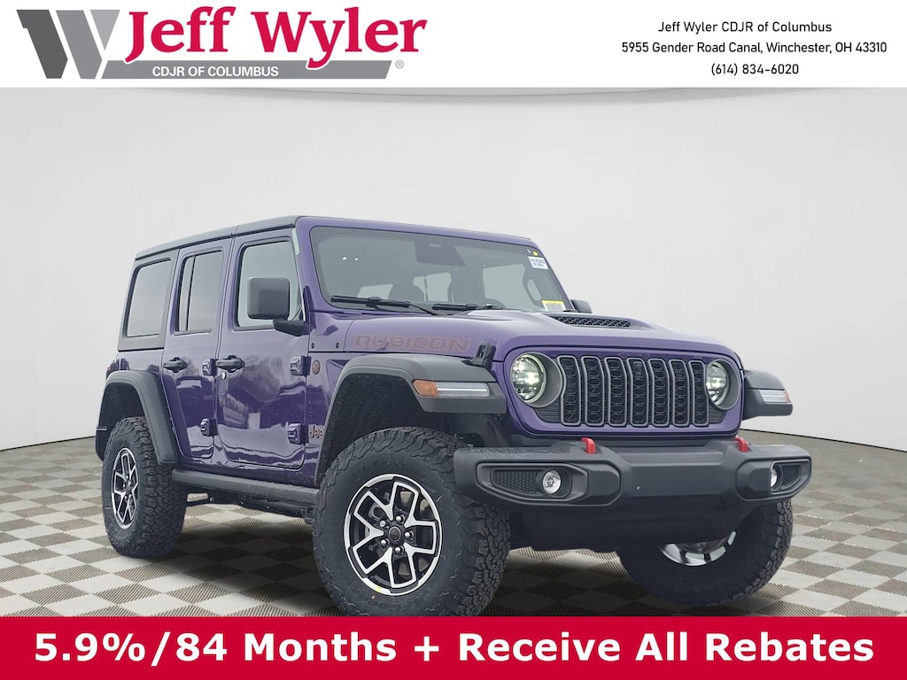 New 2026 Jeep Wrangler 4-DOOR RUBICON Sport Utility