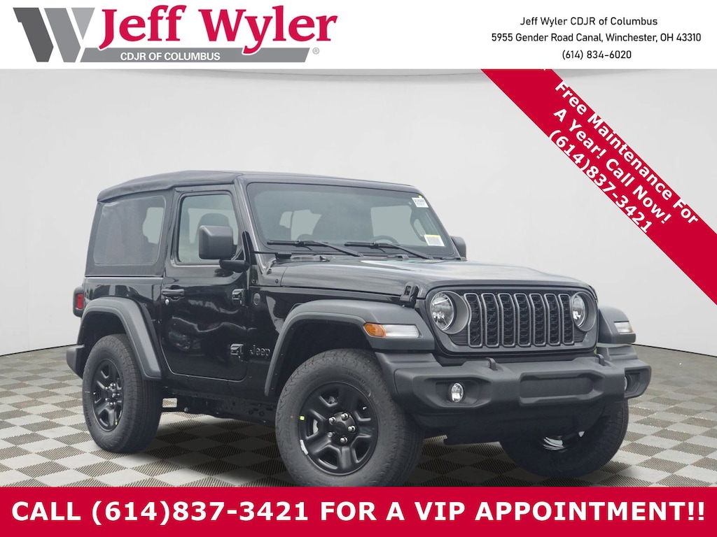 New 2025 Jeep Wrangler 2-DOOR SPORT Sport Utility