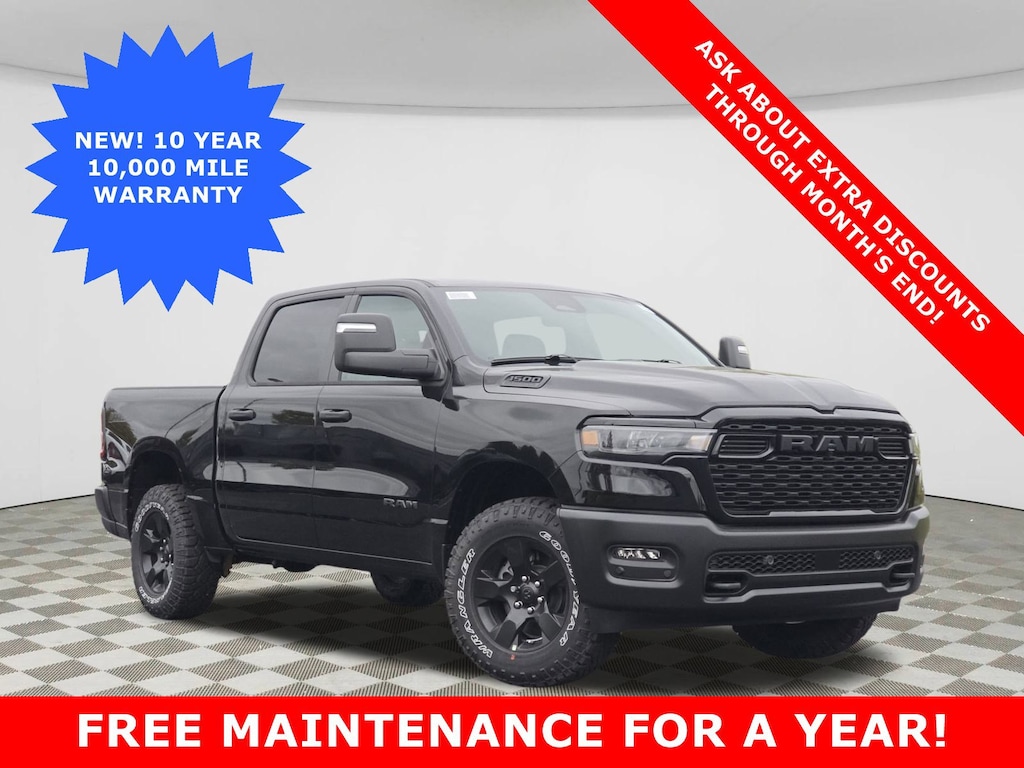 New 2026 Ram 1500 WARLOCK CREW CAB 4X4 5'7 BOX Pickup