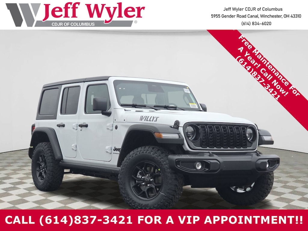 New 2026 Jeep Wrangler 4-DOOR WILLYS Sport Utility