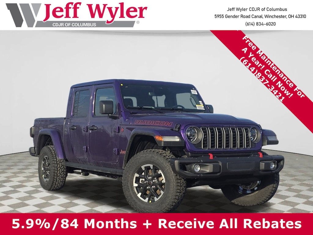 New 2026 Jeep Gladiator RUBICON X 4X4 Pickup