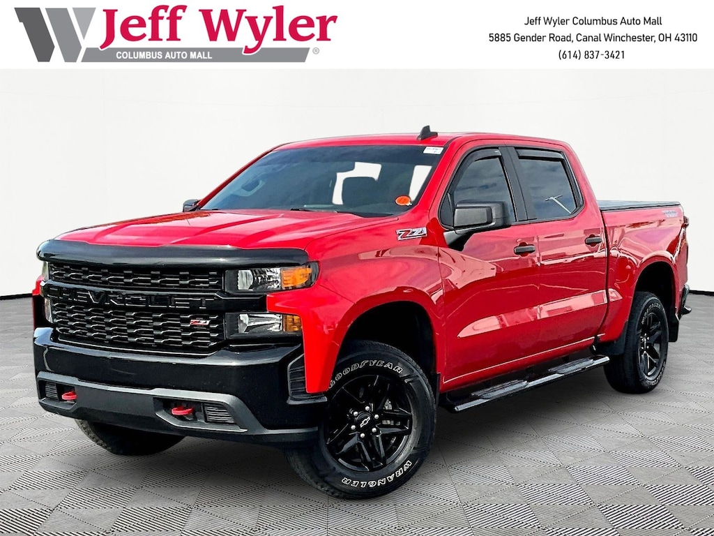 Used 2021 Chevrolet Silverado 1500 4WD Crew Cab 147 Custom Trail Boss Truck