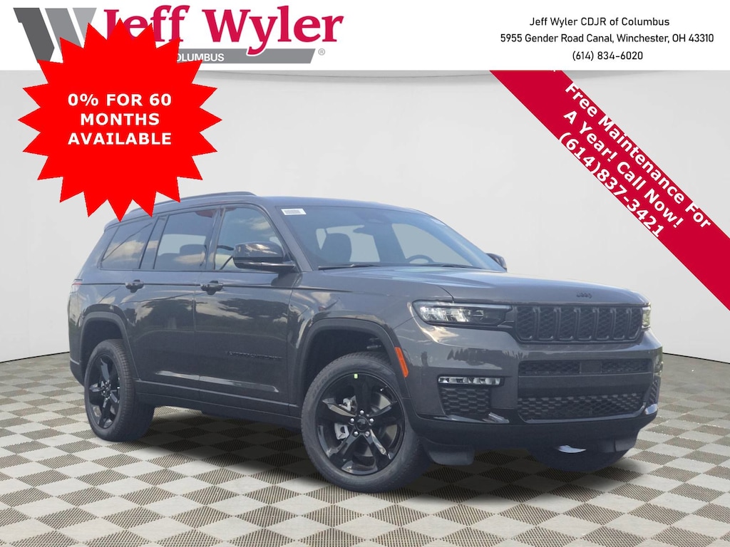 New 2025 Jeep Grand Cherokee L LIMITED 4X4 Sport Utility