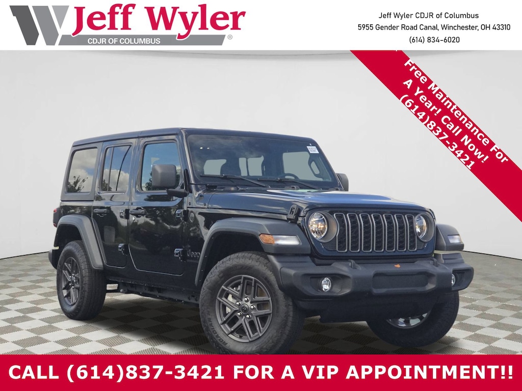 New 2025 Jeep Wrangler 4-DOOR SPORT S Sport Utility