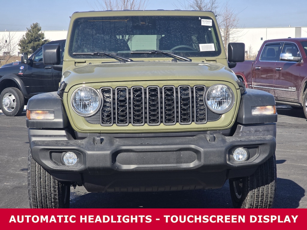 New 2025 Jeep Wrangler 4-DOOR SPORT S Sport Utility