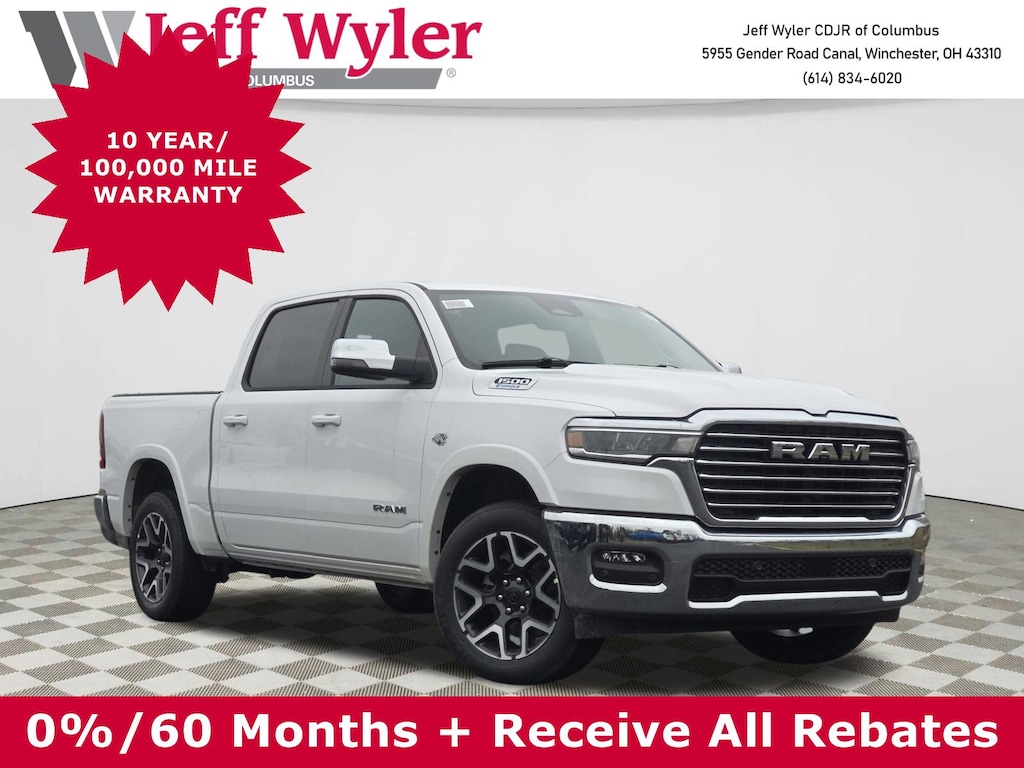 New 2026 Ram 1500 LARAMIE CREW CAB 4X4 5'7 BOX Pickup