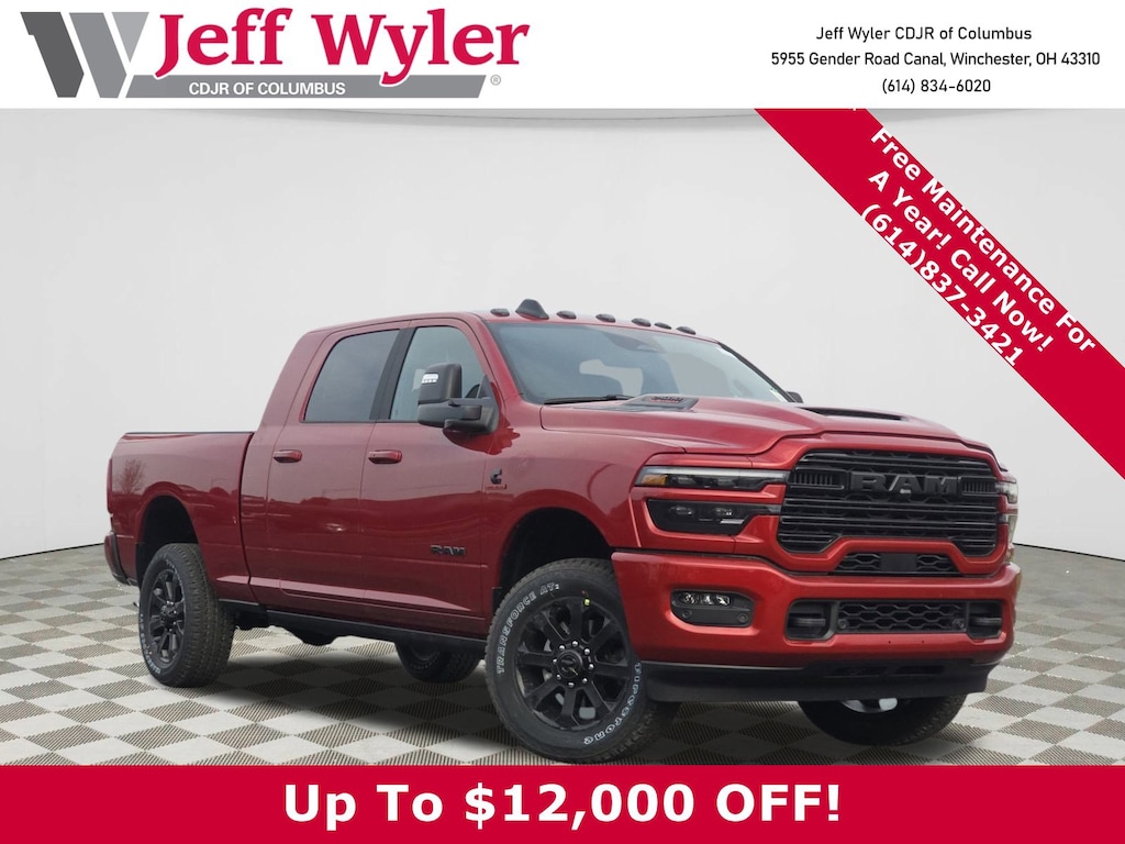 New 2026 Ram 2500 LARAMIE MEGA CAB 4X4 6'4 BOX Pickup