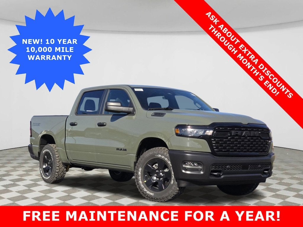 New 2026 Ram 1500 WARLOCK CREW CAB 4X4 5'7 BOX Pickup