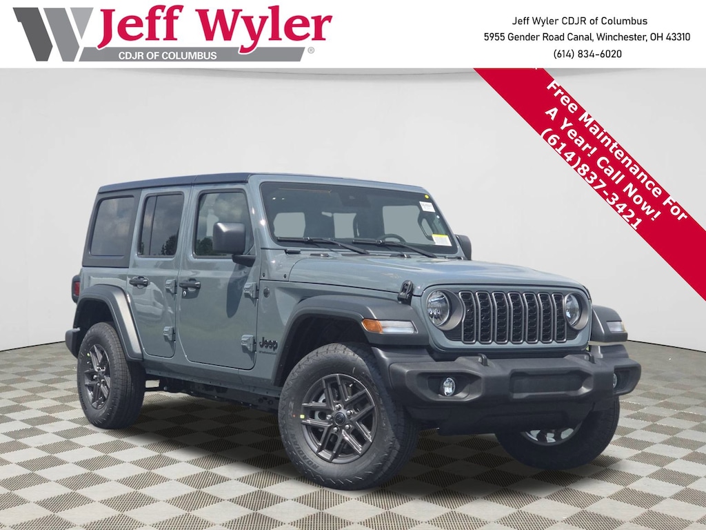 New 2025 Jeep Wrangler 4-DOOR SPORT S Sport Utility