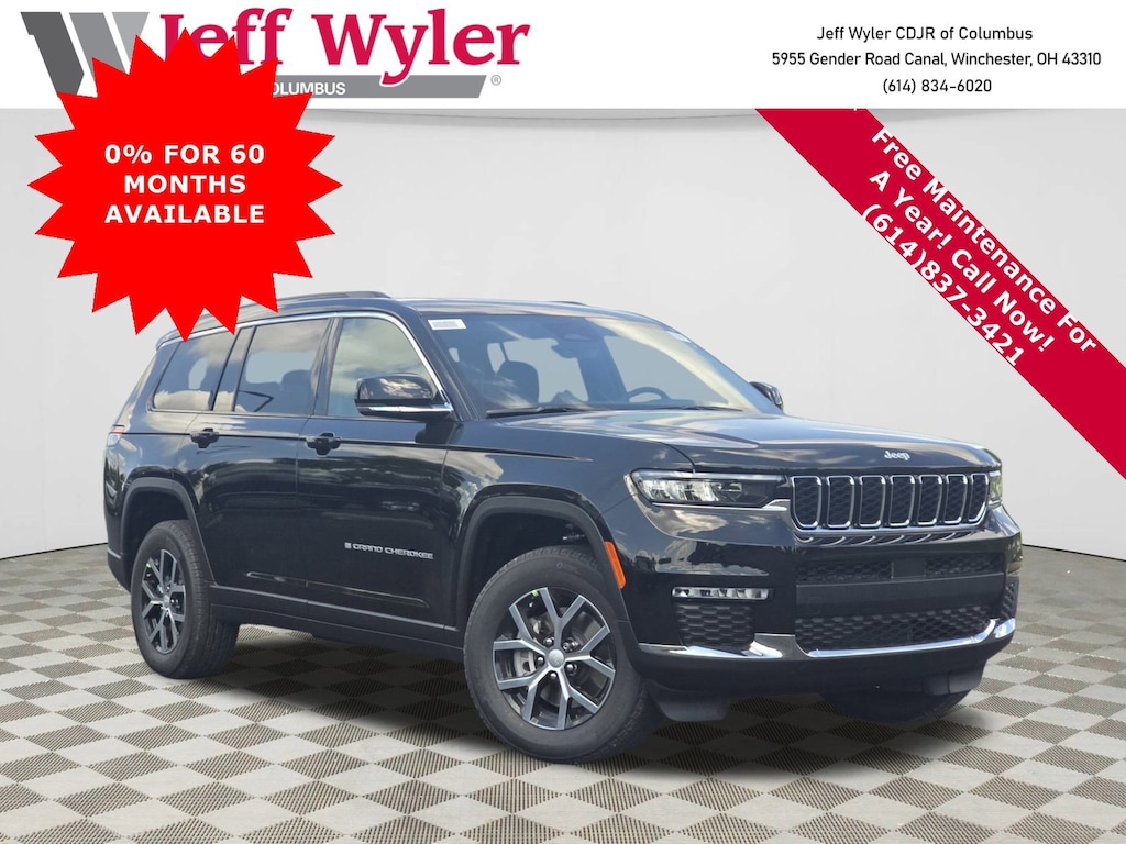 New 2025 Jeep Grand Cherokee L LIMITED 4X4 Sport Utility