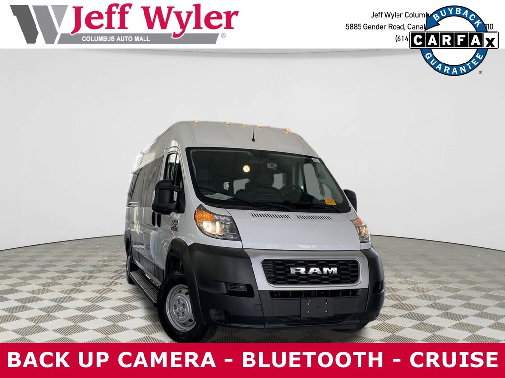 Used 2019 Ram Promaster Window Van 2500 High Roof 159 WB Van