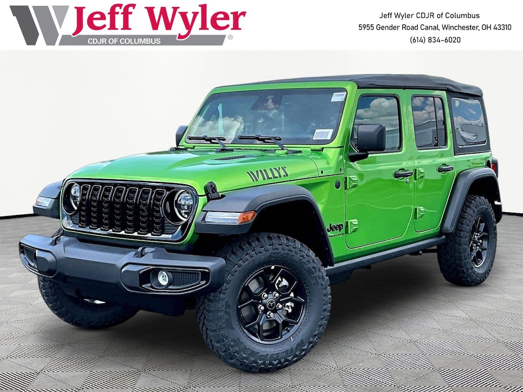 New 2026 Jeep Wrangler 4-DOOR WILLYS Sport Utility