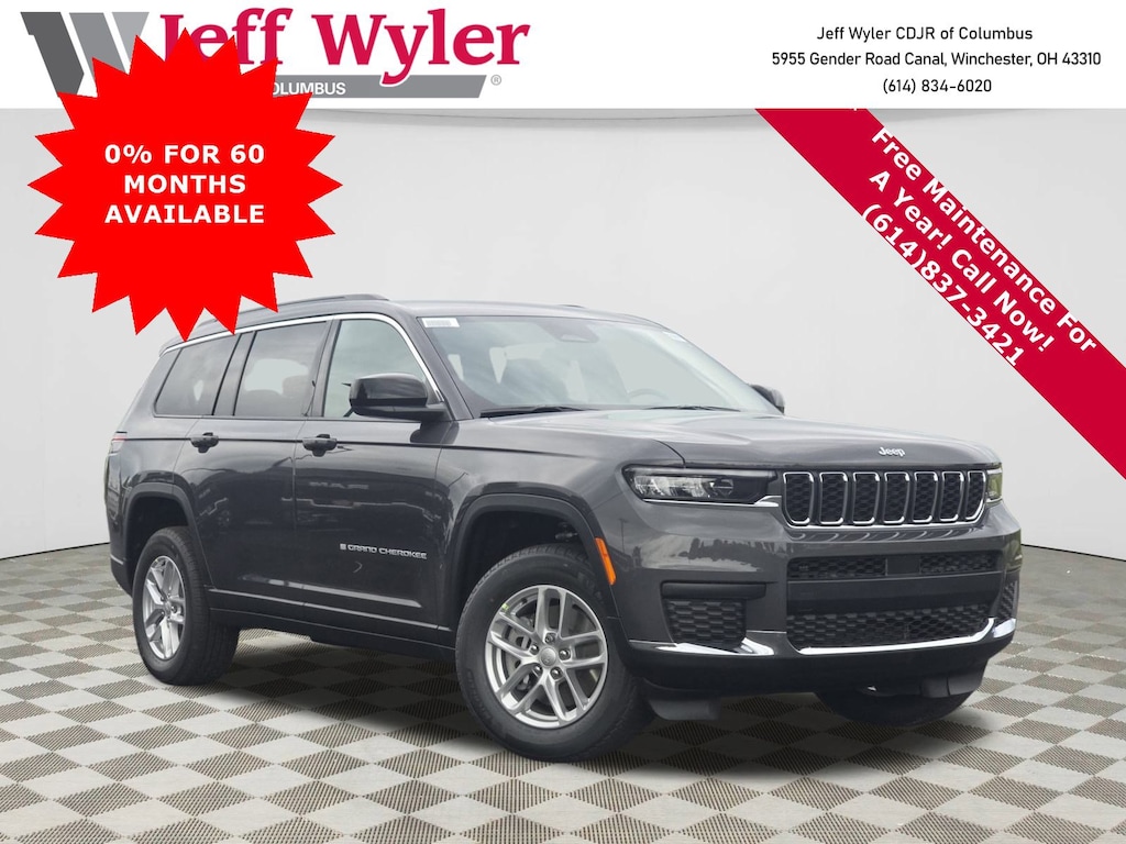 New 2025 Jeep Grand Cherokee L LAREDO X 4X4 Sport Utility