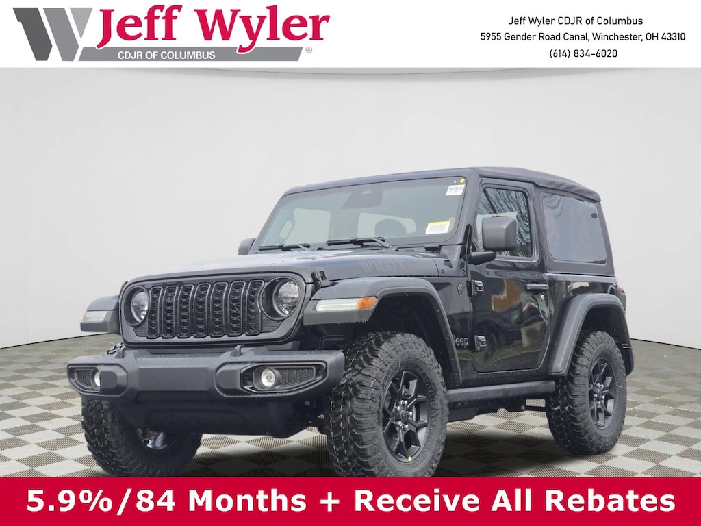 New 2026 Jeep Wrangler 2-DOOR WILLYS Sport Utility