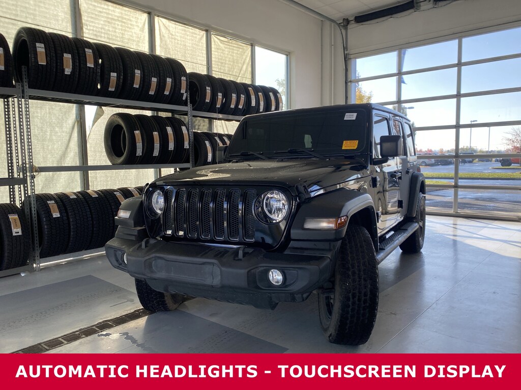 Used 2021 Jeep Wrangler Unlimited Sport Altitude 4x4 Convertible