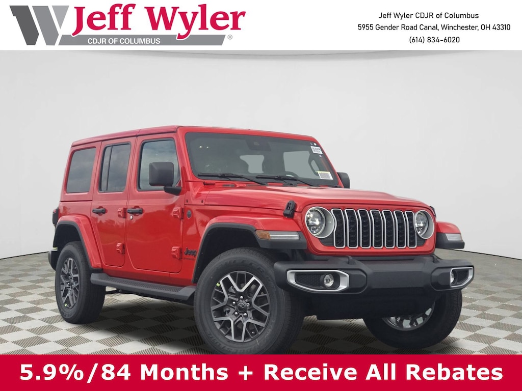 New 2025 Jeep Wrangler 4-DOOR SAHARA Sport Utility