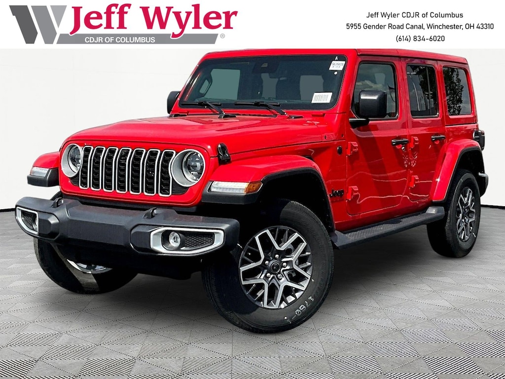 New 2025 Jeep Wrangler 4-DOOR SAHARA Sport Utility
