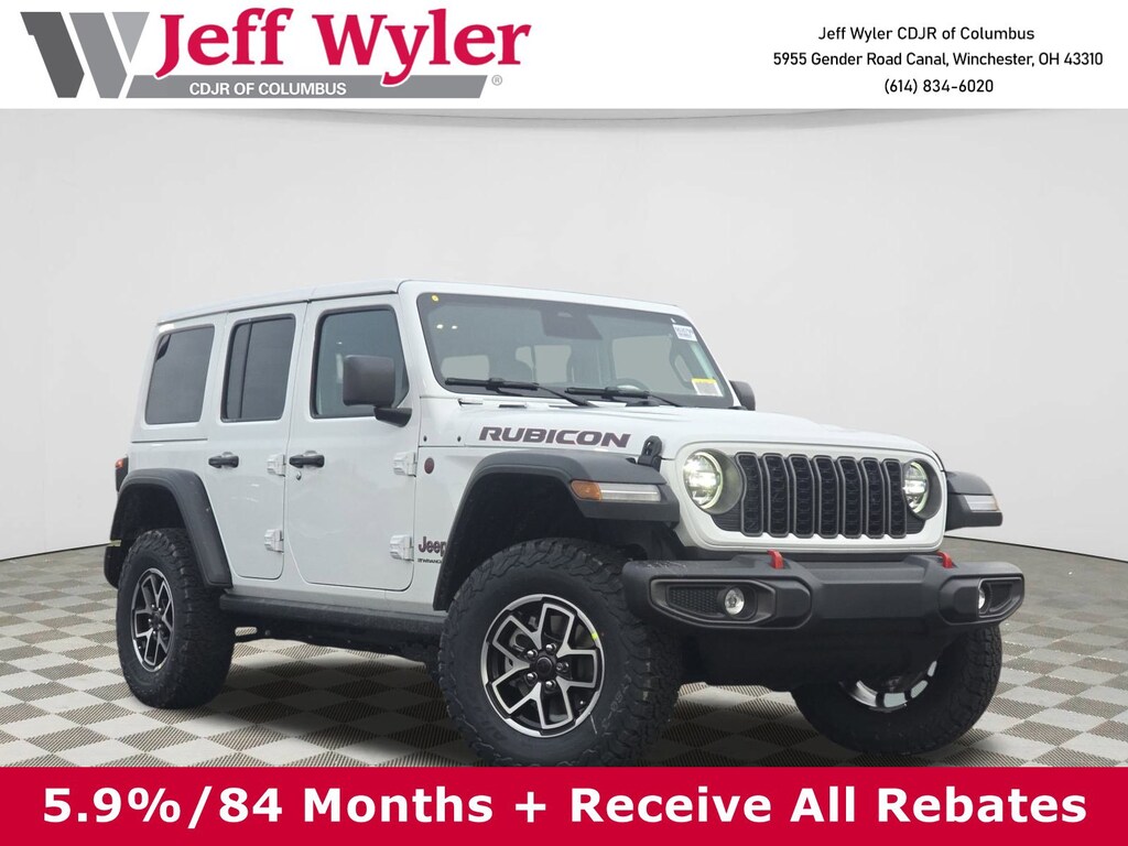 New 2026 Jeep Wrangler 4-DOOR RUBICON Sport Utility