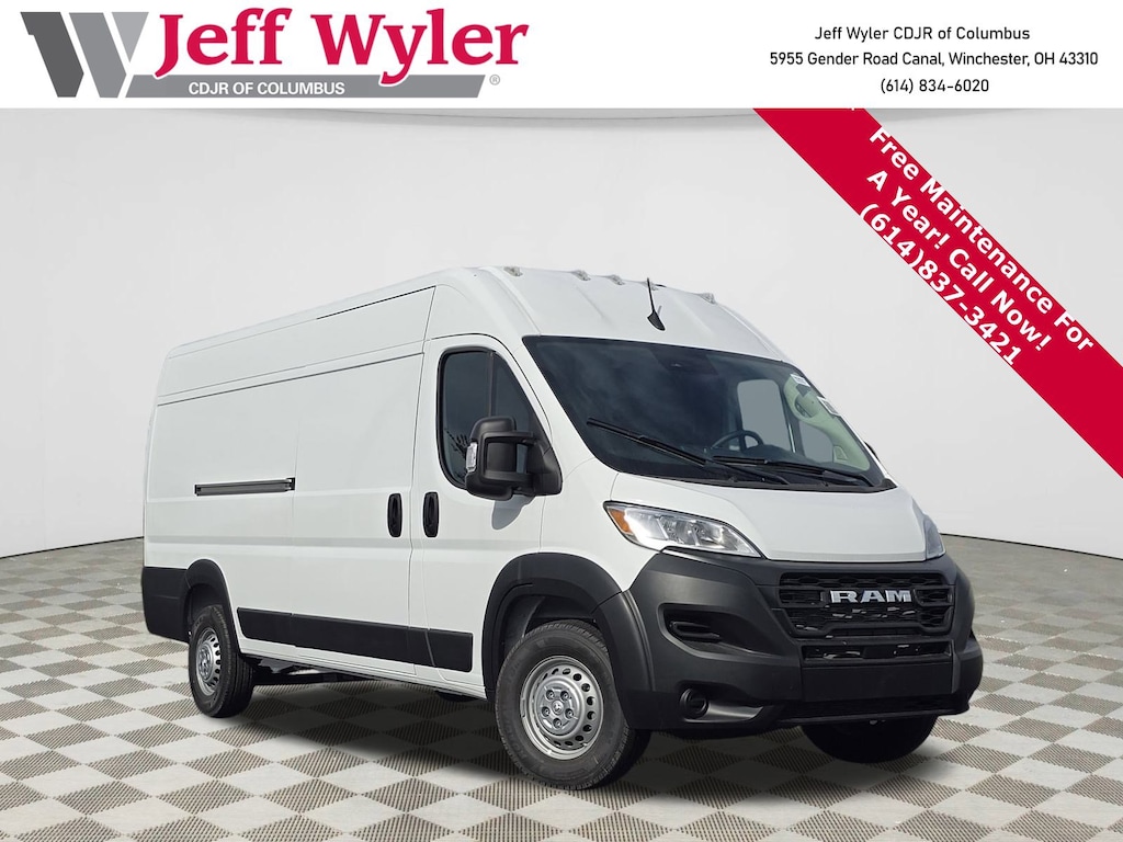 New 2025 Ram ProMaster PROMASTER 3500 TRADESMAN CARGO VAN HIGH ROOF 159' Cargo Van