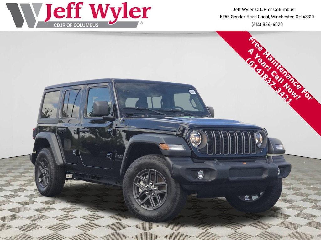New 2025 Jeep Wrangler 4-DOOR SPORT S Sport Utility