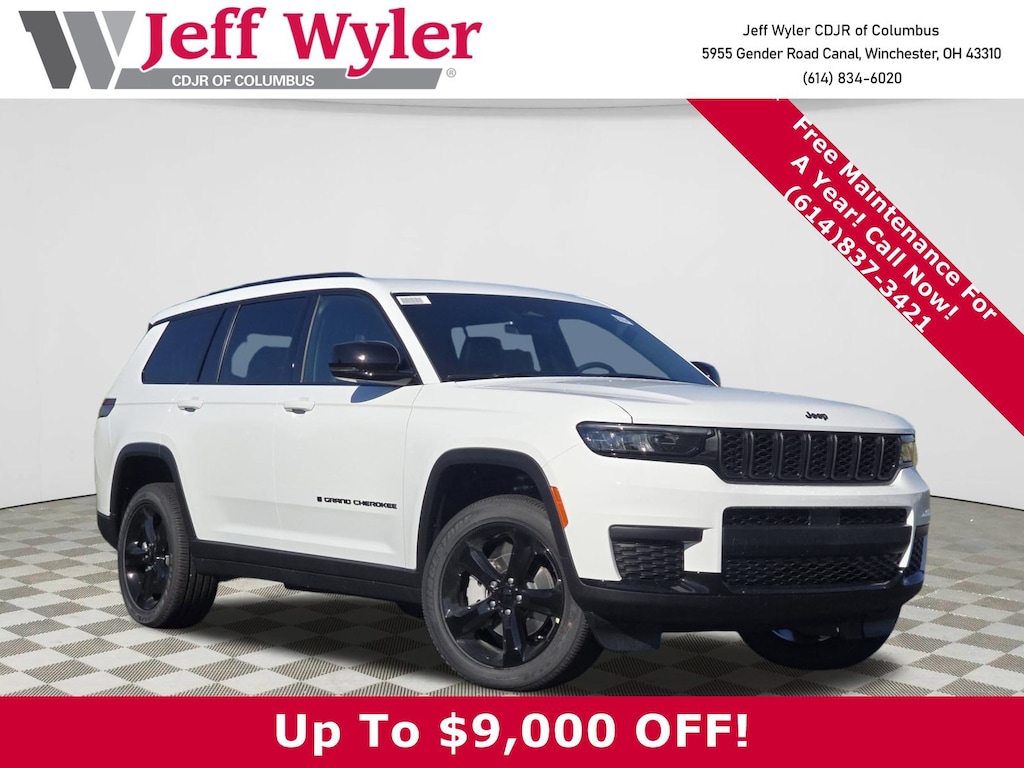 New 2025 Jeep Grand Cherokee L ALTITUDE X 4X4 Sport Utility