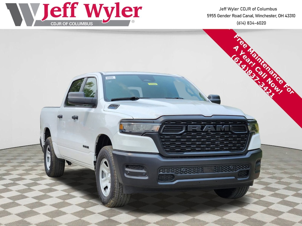 New 2025 Ram 1500 TRADESMAN CREW CAB 4X4 5'7 BOX Pickup