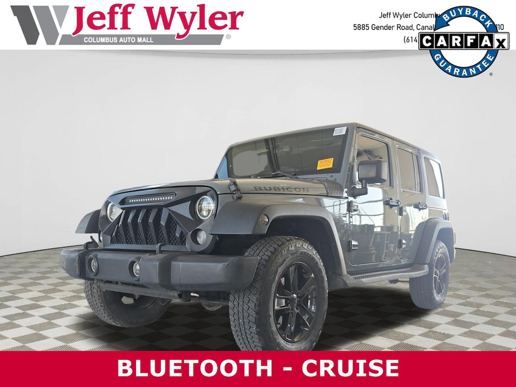 Used 2015 Jeep Wrangler Unlimited 4WD 4dr Rubicon Convertible