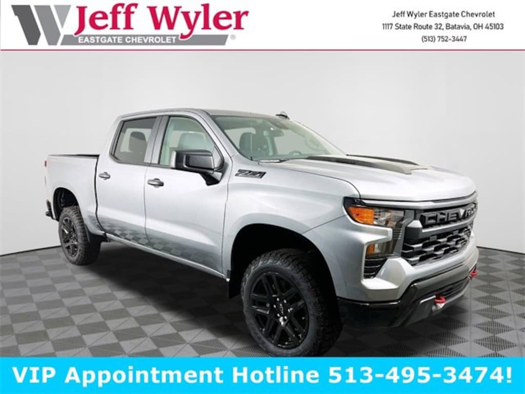 New 2026 Chevrolet Silverado 1500 Custom Trail Boss Truck