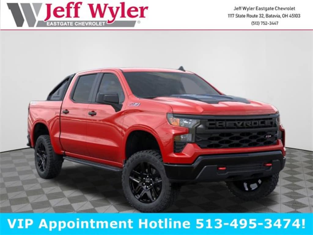 New 2026 Chevrolet Silverado 1500 Custom Trail Boss Truck