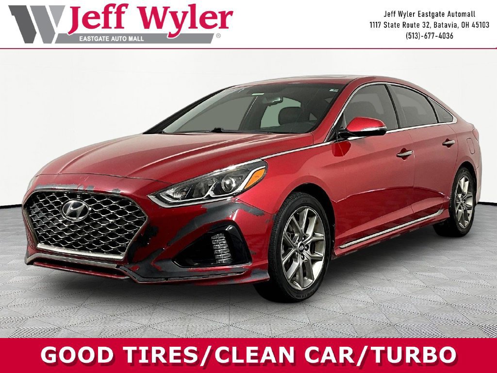 Used 2018 Hyundai Sonata Sport with VIN 5NPE34AB8JH678651 for sale in Batavia, OH