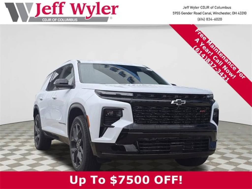 New 2026 Chevrolet Traverse RS SUV