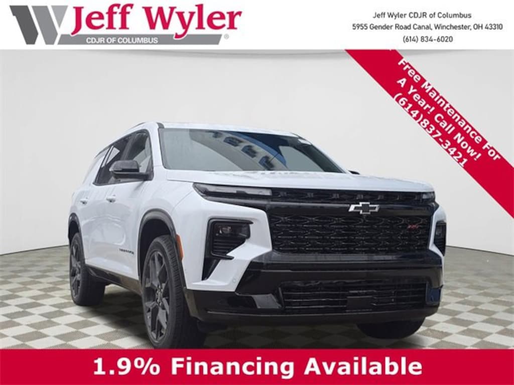 New 2026 Chevrolet Traverse RS SUV