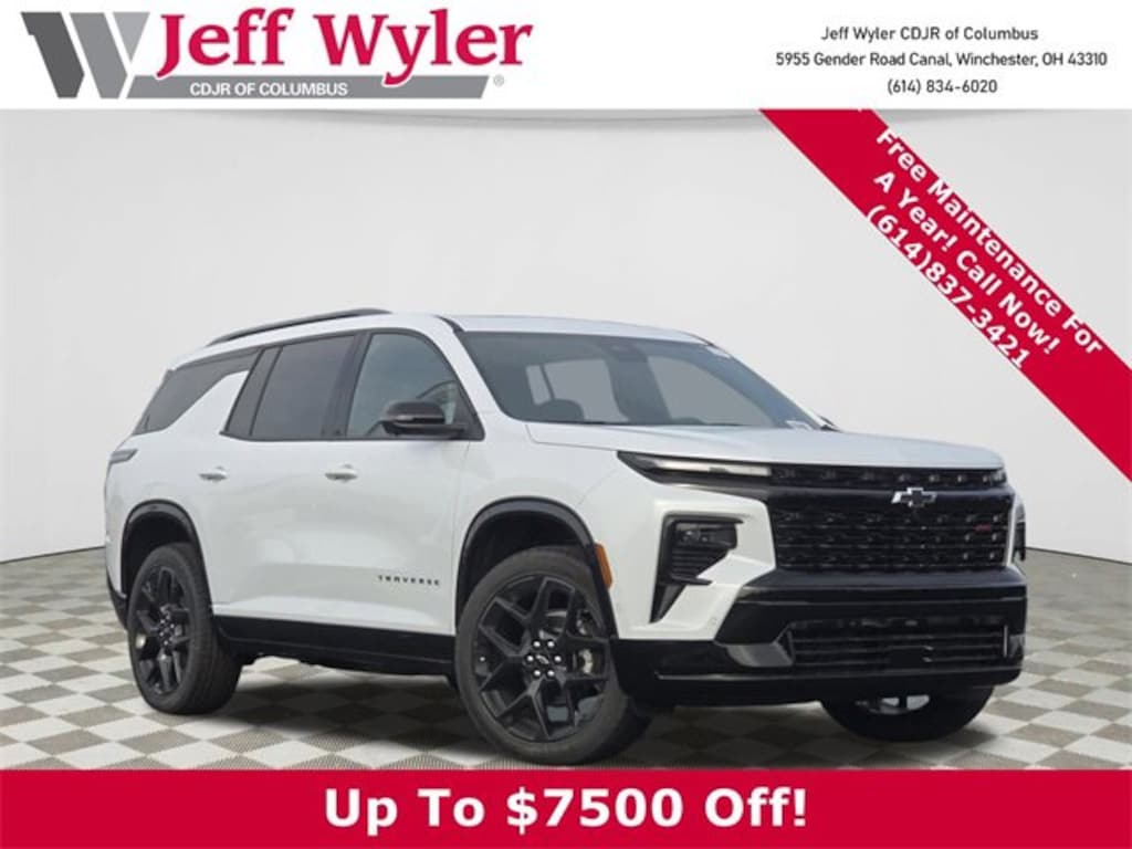 New 2026 Chevrolet Traverse RS SUV