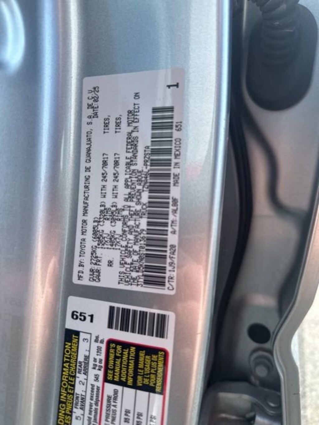 Used 2025 Toyota Tacoma 4WD Truck Double Cab