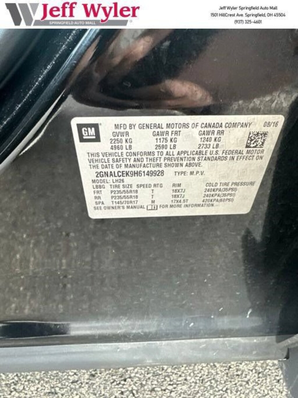 Used 2017 Chevrolet Equinox SUV
