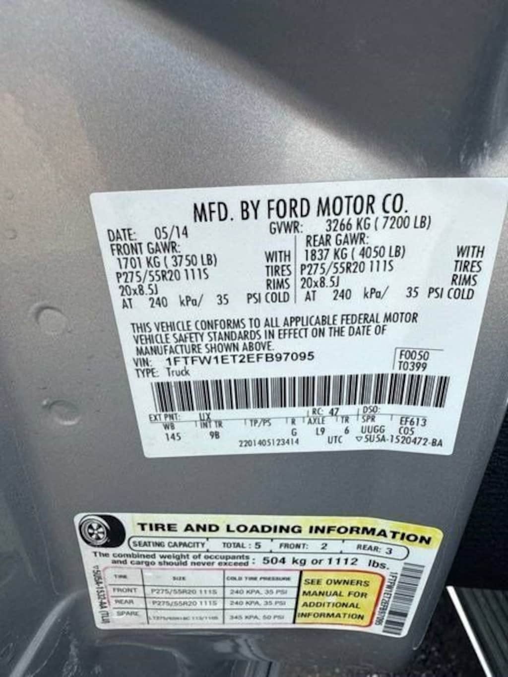 Used 2014 Ford F-150 Truck SuperCrew Cab