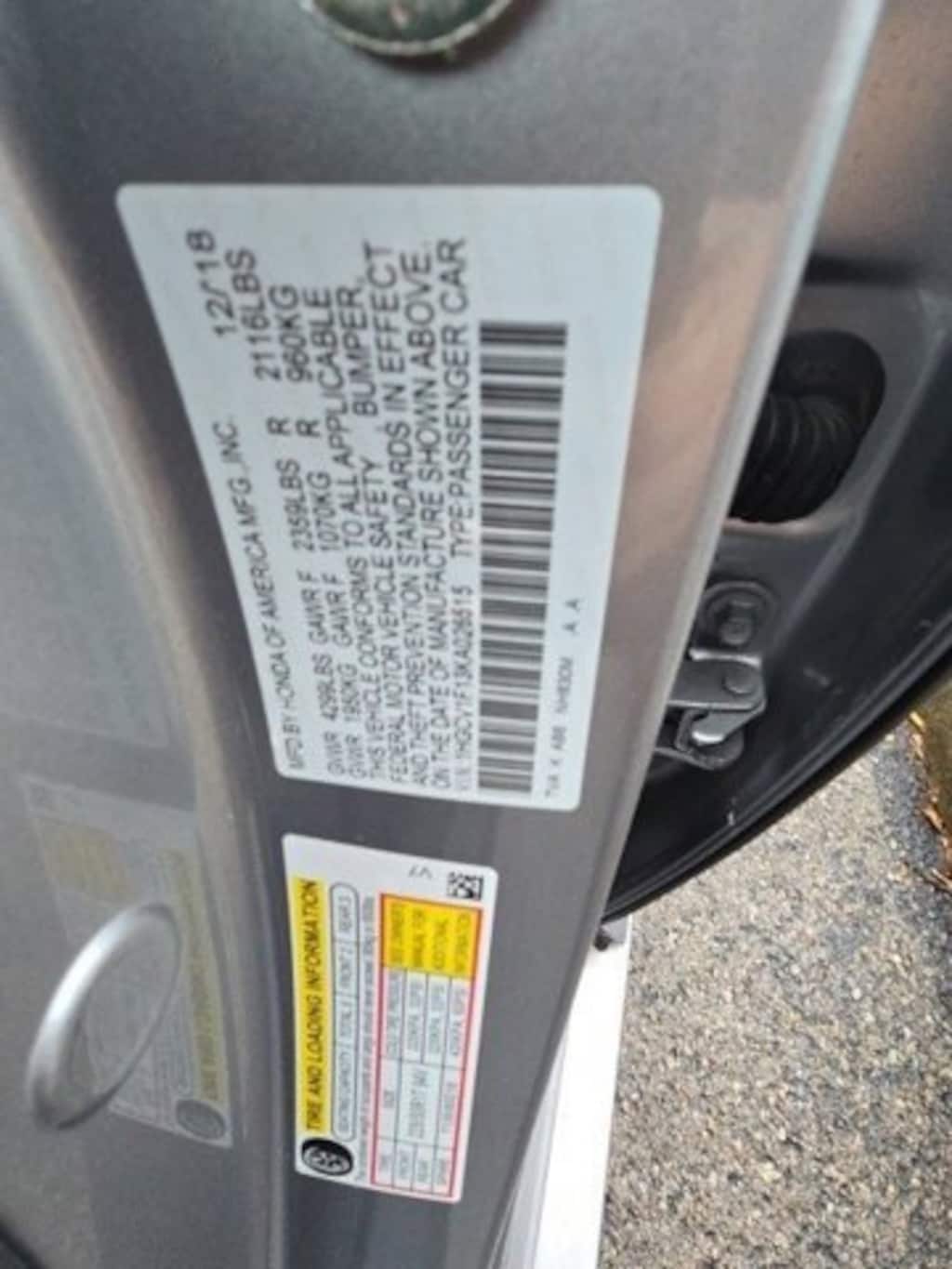 Used 2019 Honda Accord Sedan Sedan