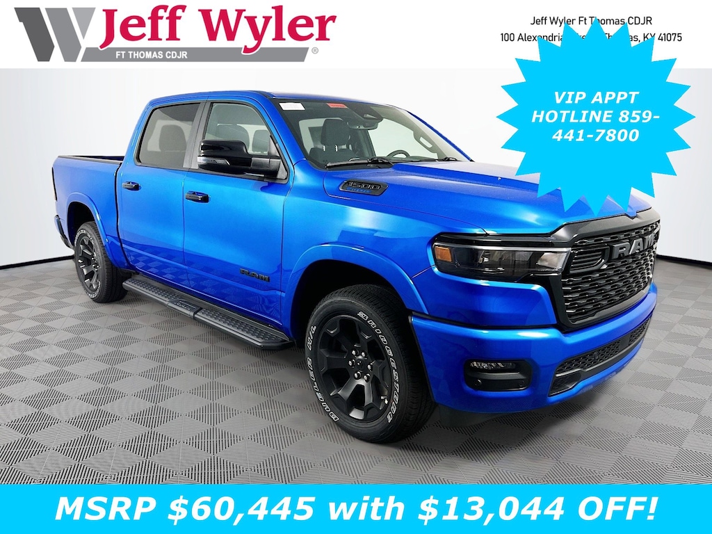 New 2025 Ram 1500 BIG HORN CREW CAB 4X4 5'7 BOX Pickup