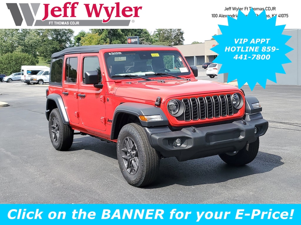 New 2025 Jeep Wrangler 4-DOOR SPORT S Sport Utility