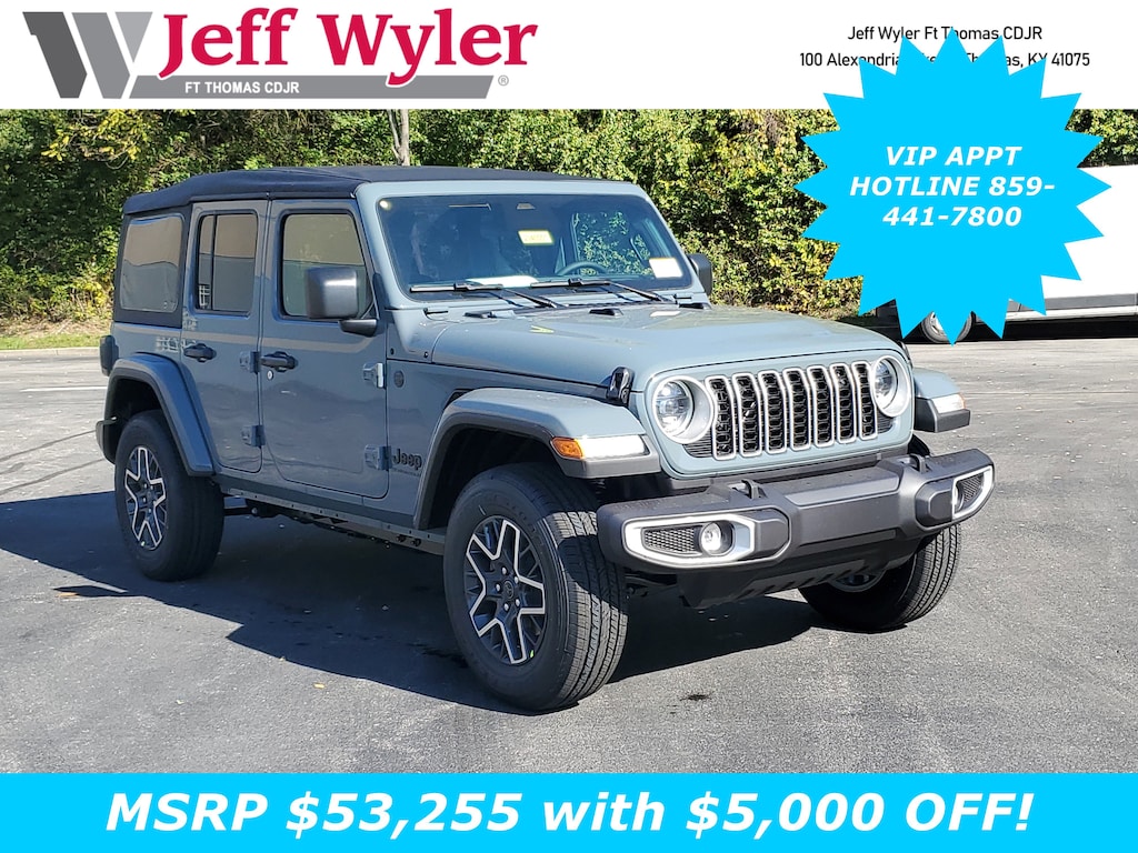 New 2026 Jeep Wrangler 4-DOOR SAHARA Sport Utility