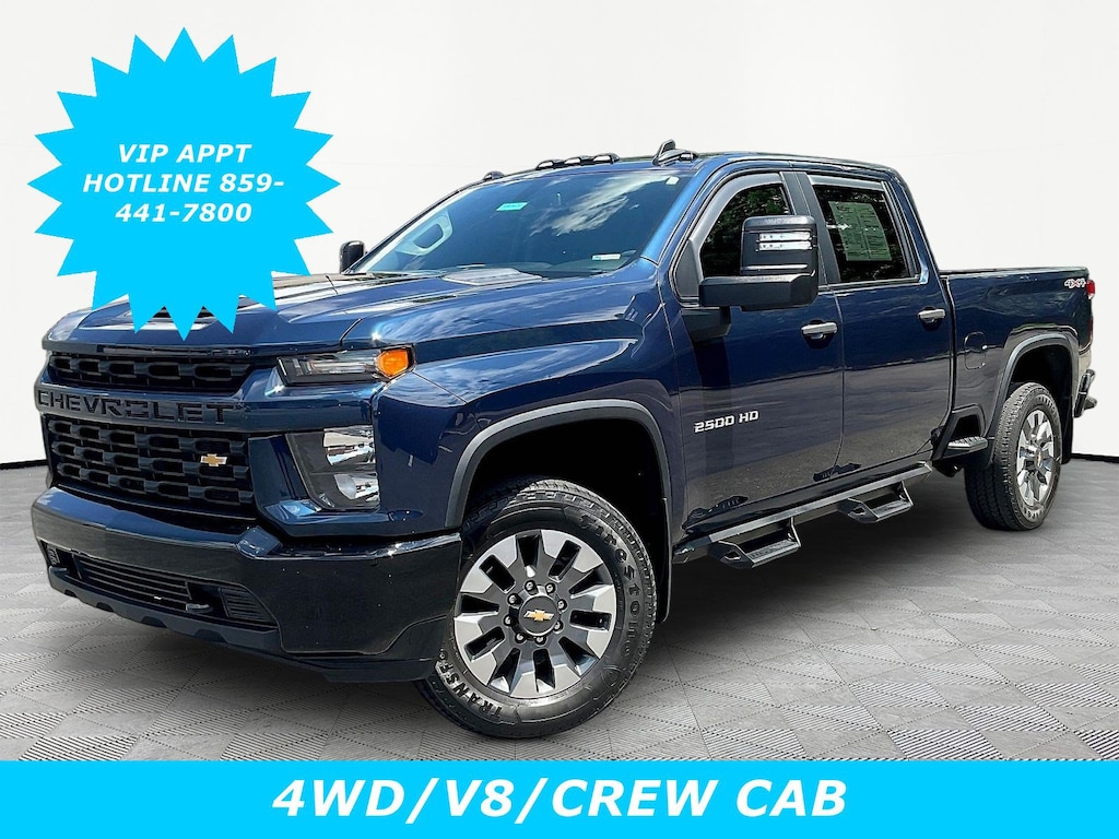 Used 2021 Chevrolet Silverado 2500HD 4WD Crew Cab 159 Custom Truck Crew Cab