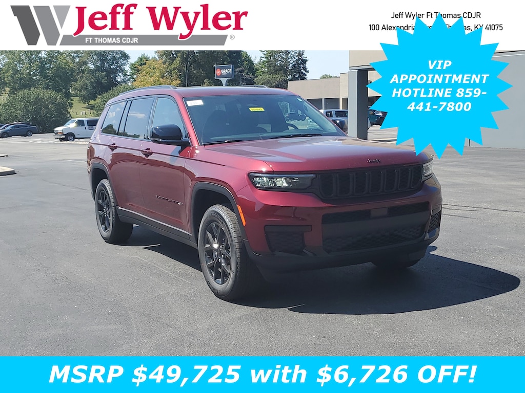 New 2025 Jeep Grand Cherokee L ALTITUDE X 4X4 Sport Utility