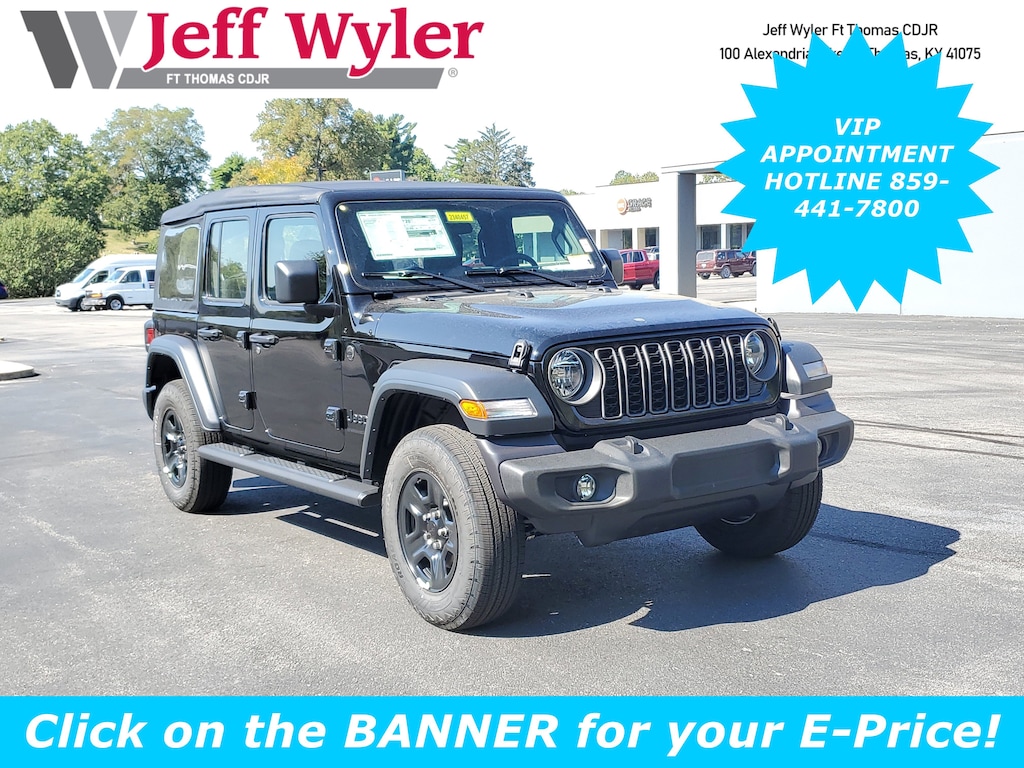 New 2025 Jeep Wrangler 4-DOOR SPORT Sport Utility
